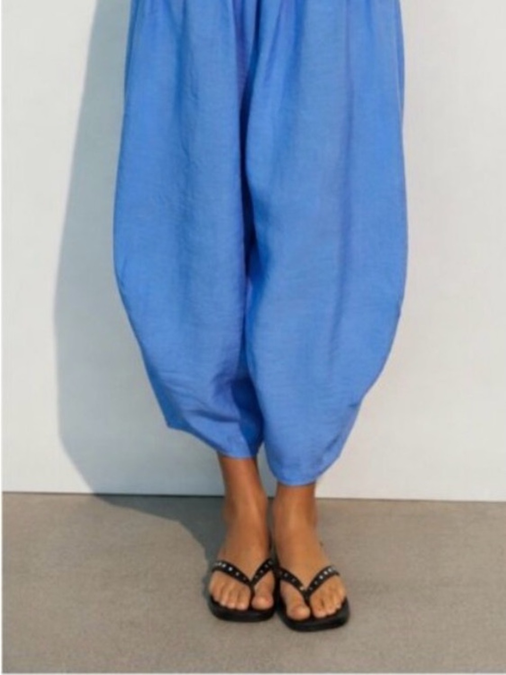 ZARA NWT Flowy Volume Balloon Pants - Picture 13 of 13